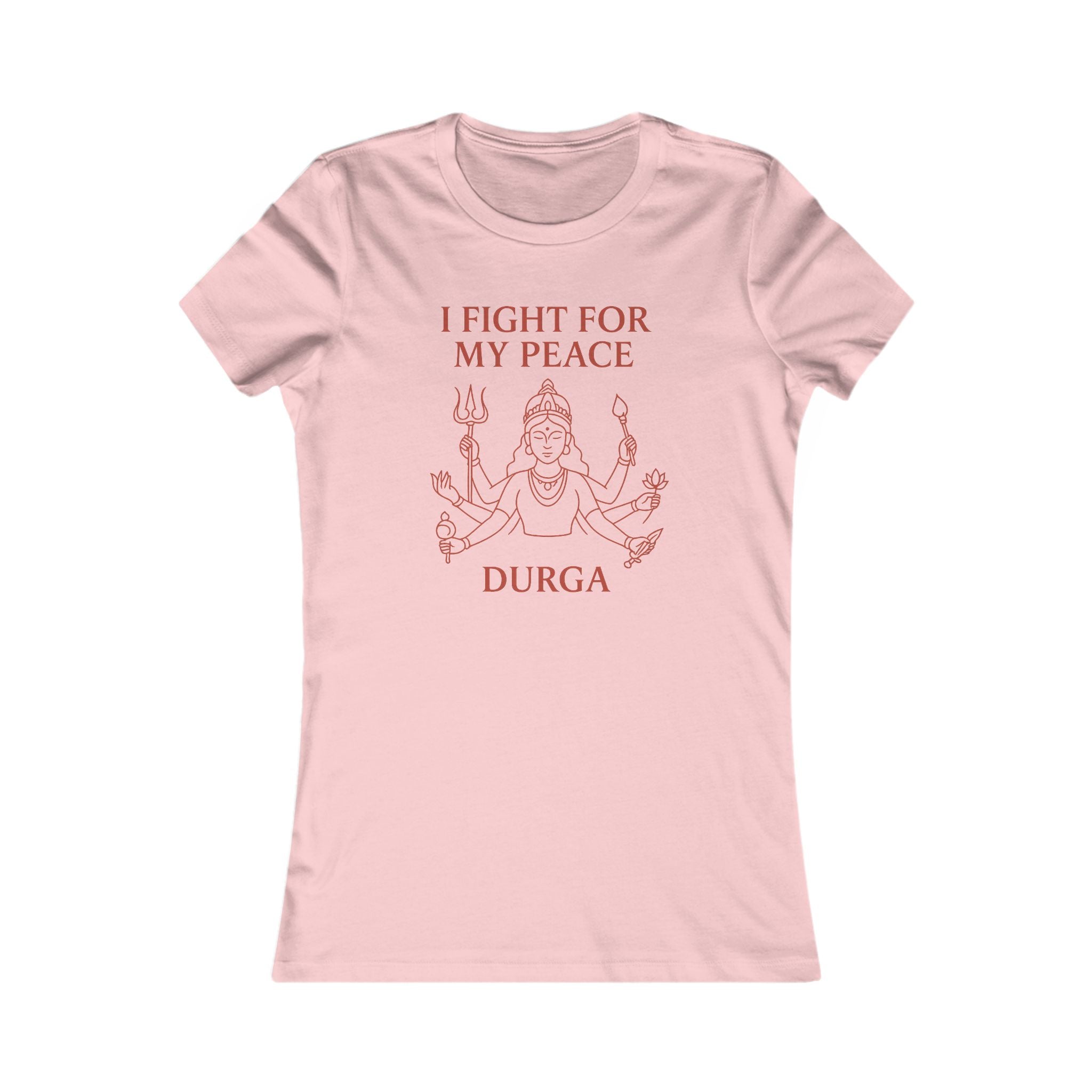 Modern Goddess Tee –Durga – I Fight for My Peace Tee