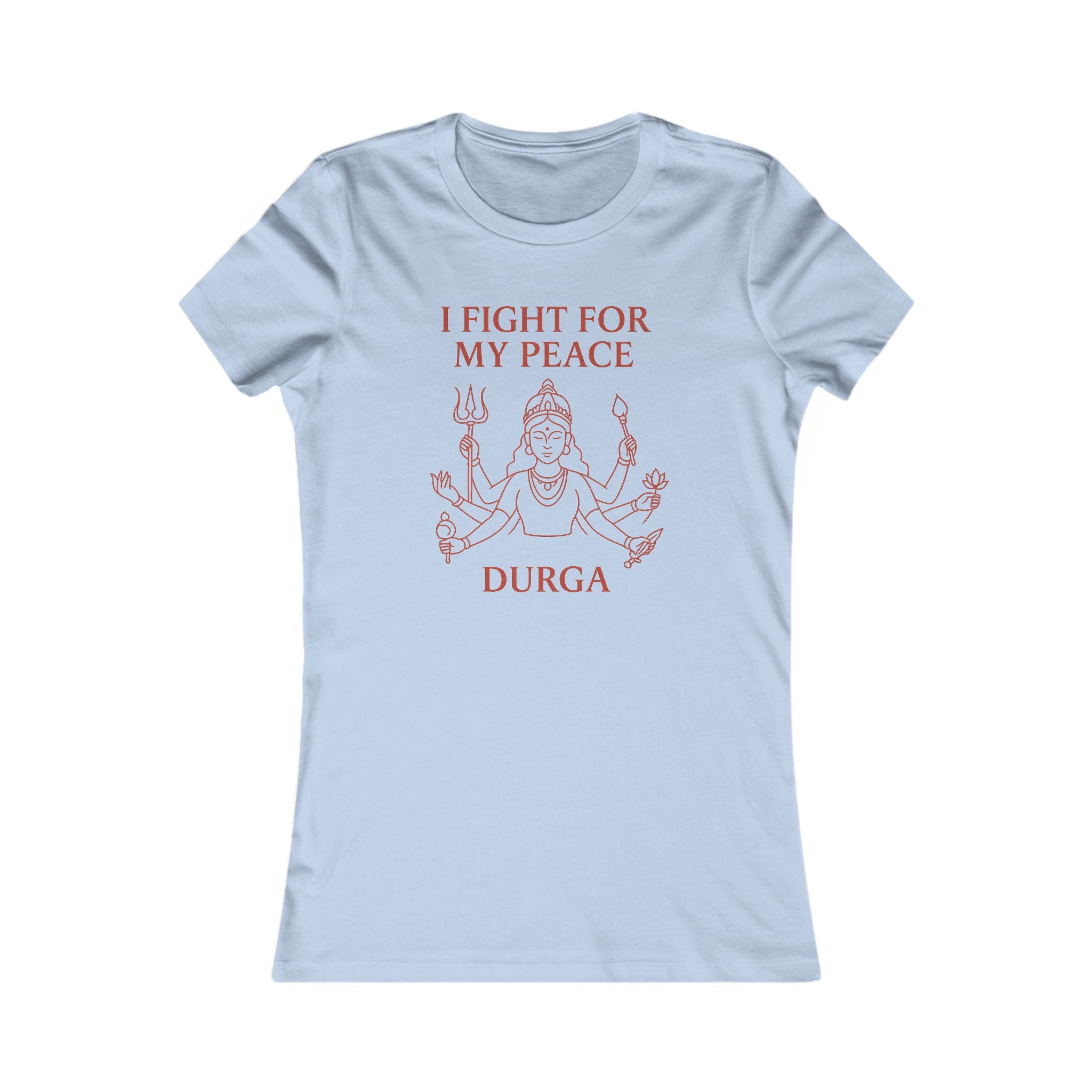 Modern Goddess Tee –Durga – I Fight for My Peace Tee