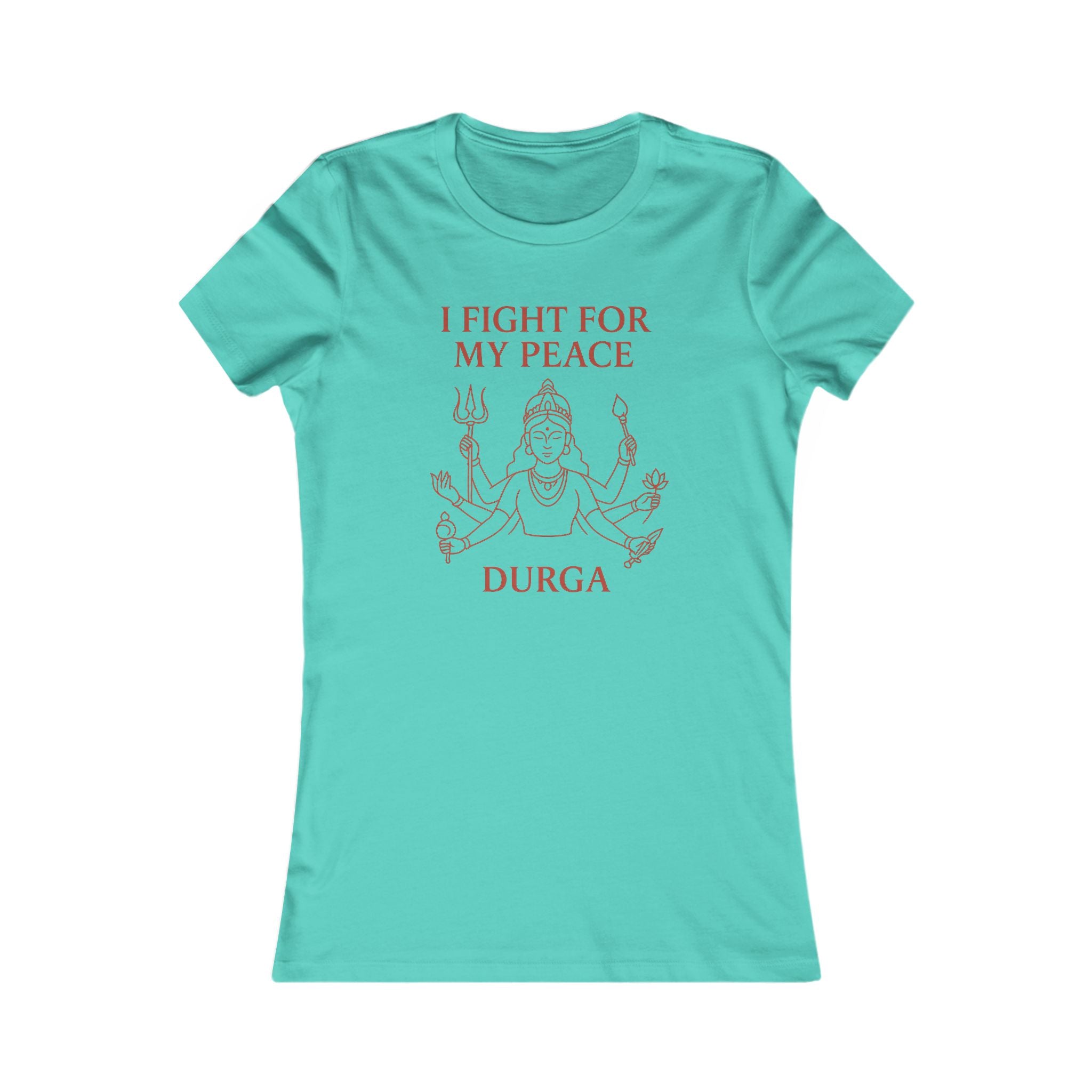 Modern Goddess Tee –Durga – I Fight for My Peace Tee