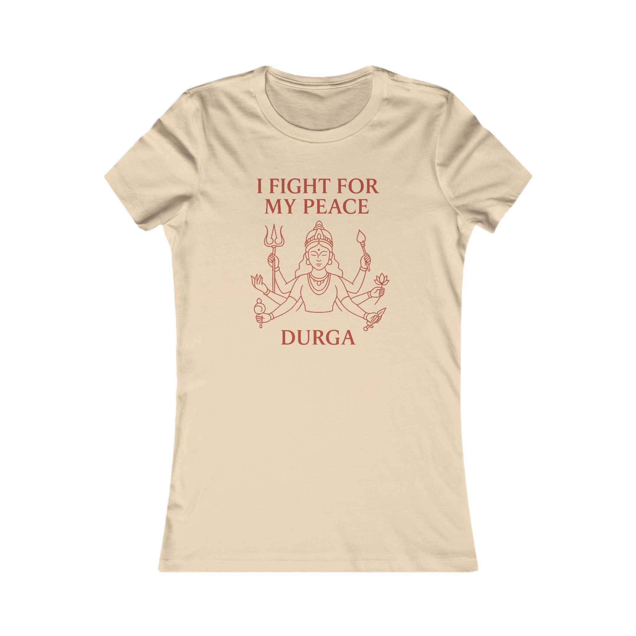Modern Goddess Tee –Durga – I Fight for My Peace Tee