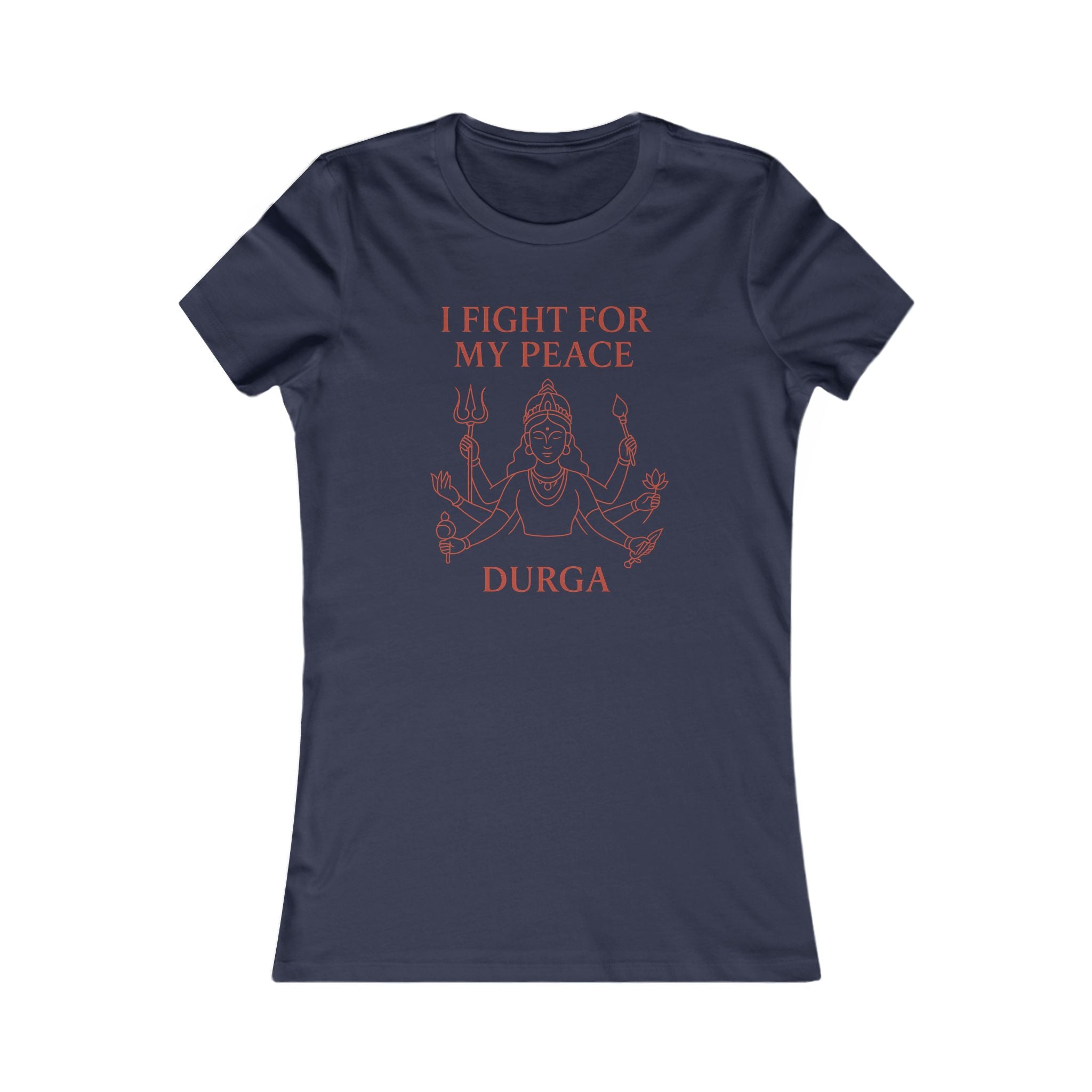 Modern Goddess Tee –Durga – I Fight for My Peace Tee