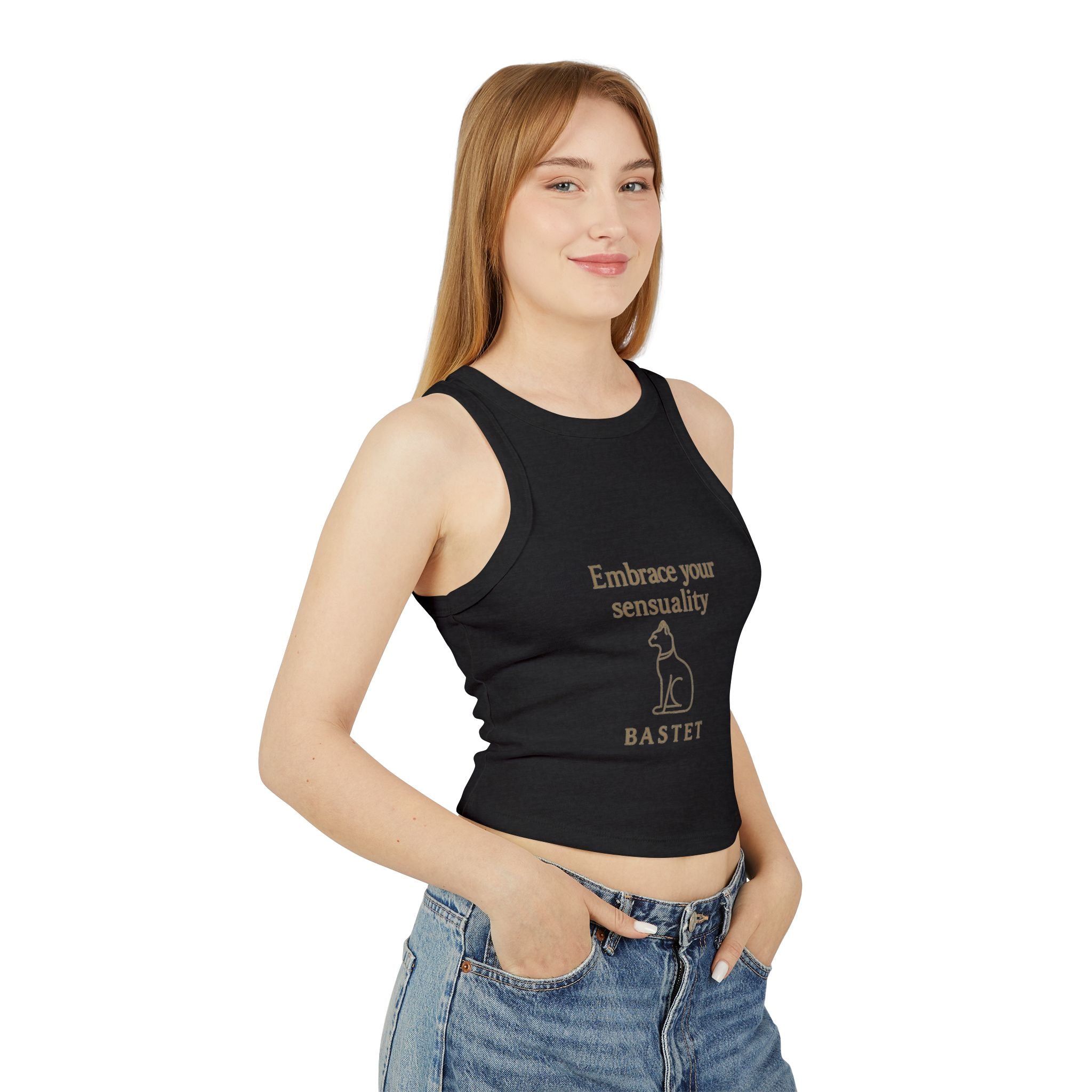 Goddess Empowerment - Tank | “Claim Your Power” Bastet – Divine Feminine Protection Shirt