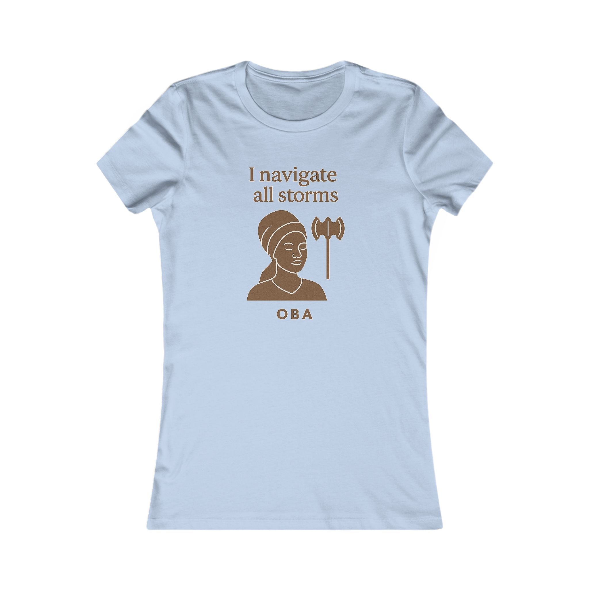 Modern Goddess Tee – Oba – I navigate all storms