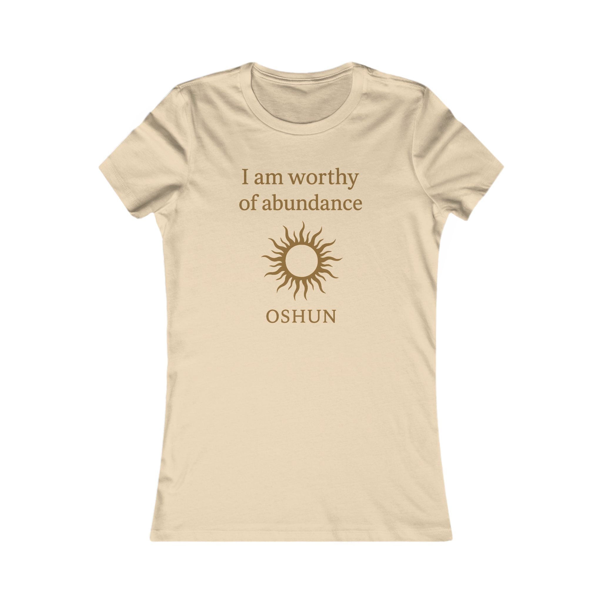 Modern Goddess Tee – Oshun – I am worthy of abundance Tee