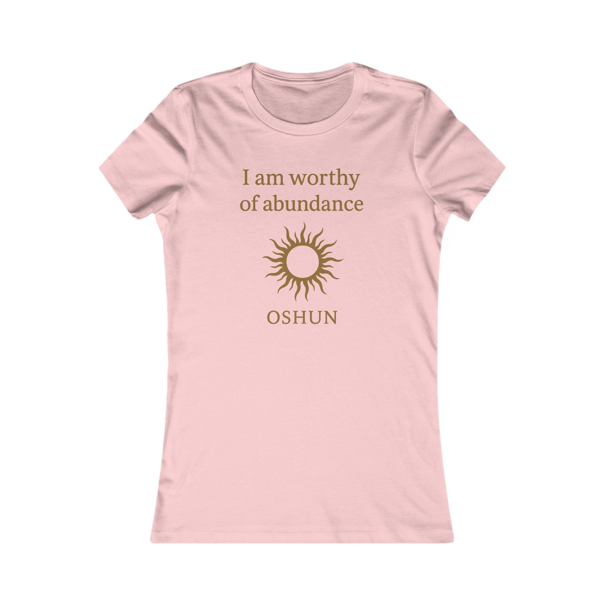 Modern Goddess Tee – Oshun – I am worthy of abundance Tee