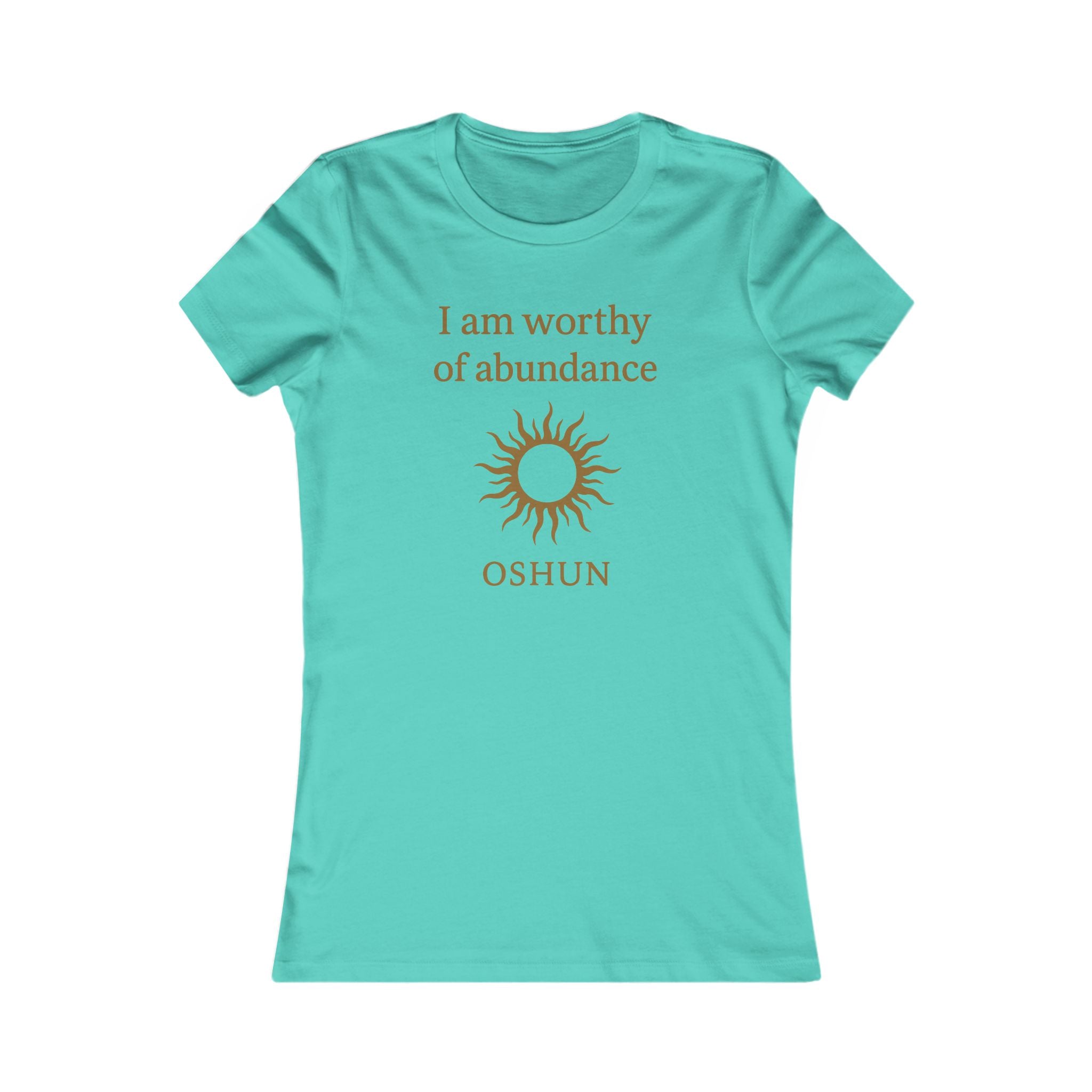 Modern Goddess Tee – Oshun – I am worthy of abundance Tee
