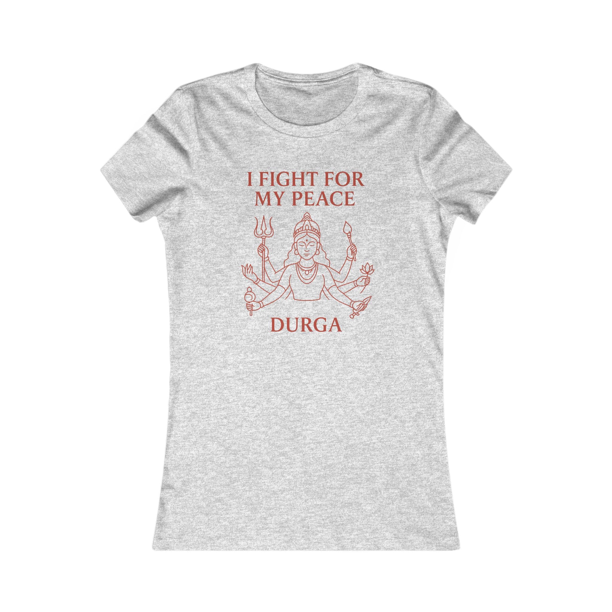 Modern Goddess Tee –Durga – I Fight for My Peace Tee