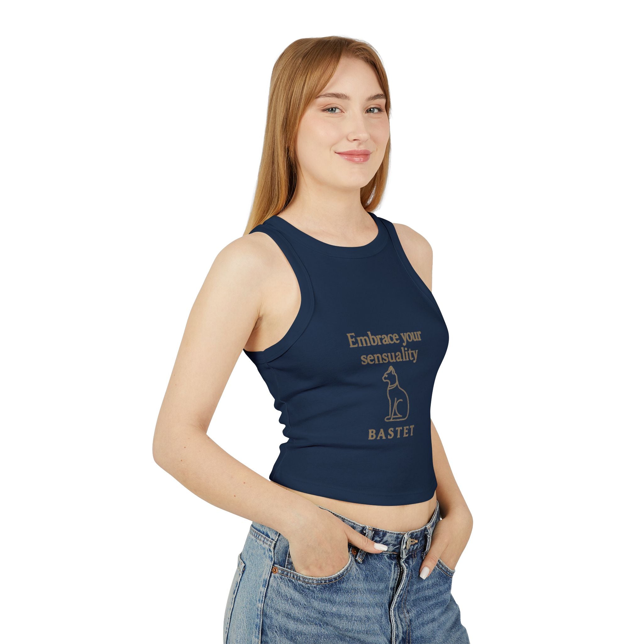 Goddess Empowerment - Tank | “Claim Your Power” Bastet – Divine Feminine Protection Shirt
