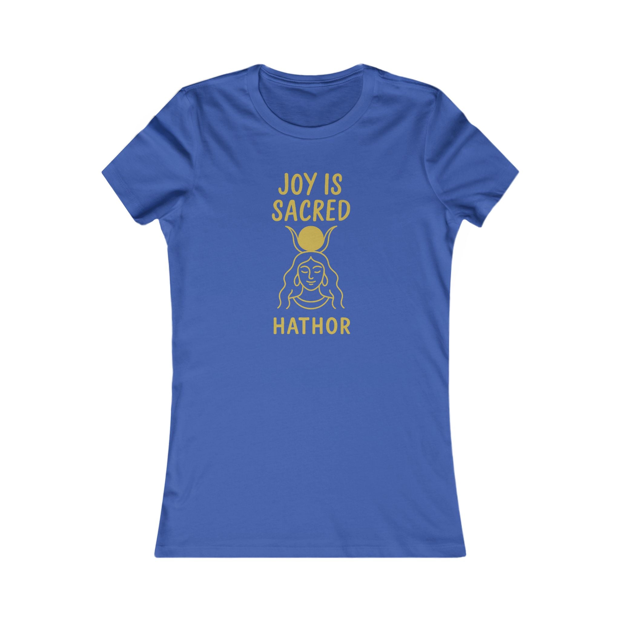 modern Goddess Tee – Hathor – Joy is Sacred Tee
