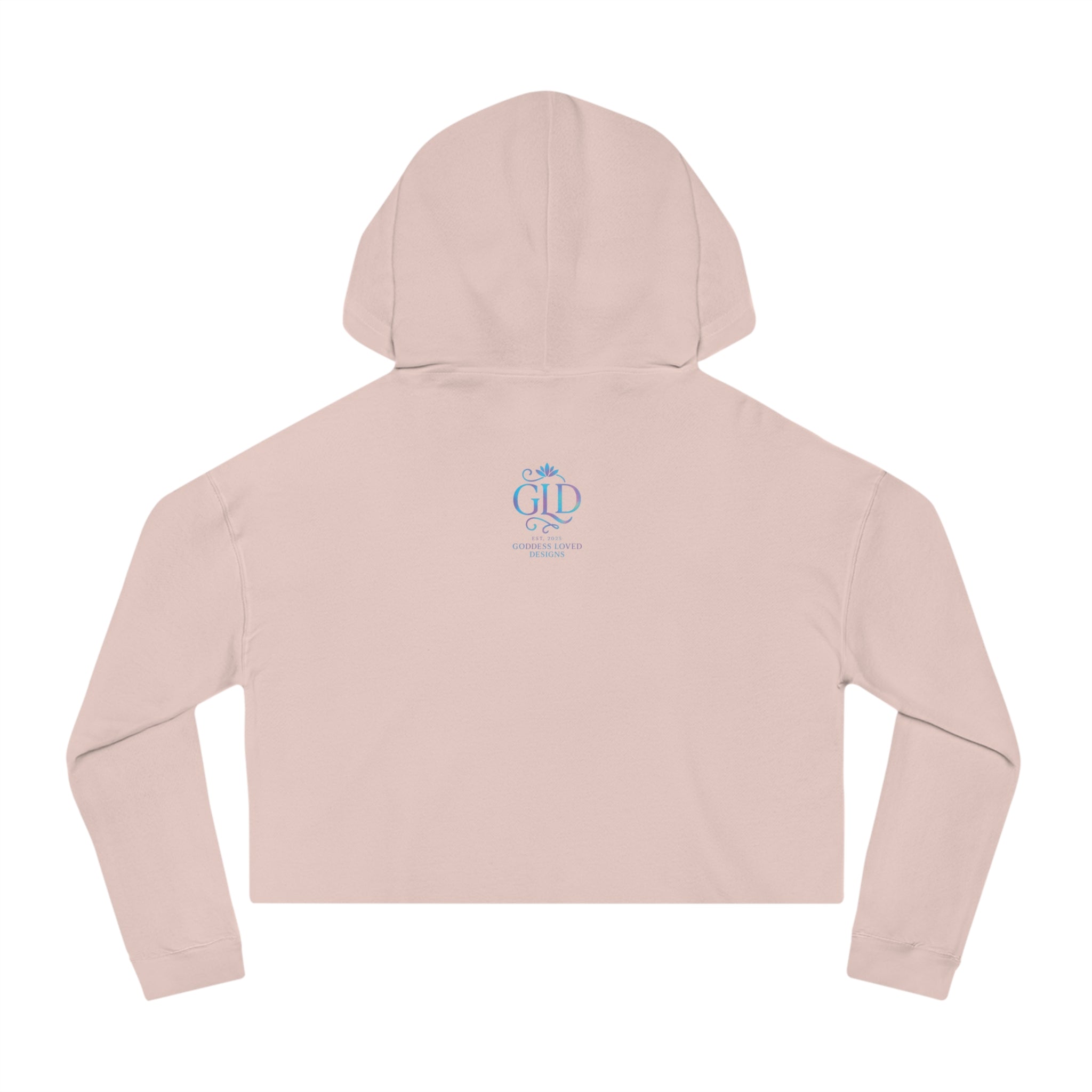 Goddess Empowerment - Cropped Sweatshirt - “I Bloom in Unexpected Places” Persephone Hoodie – Duality & Rebirth Apparel