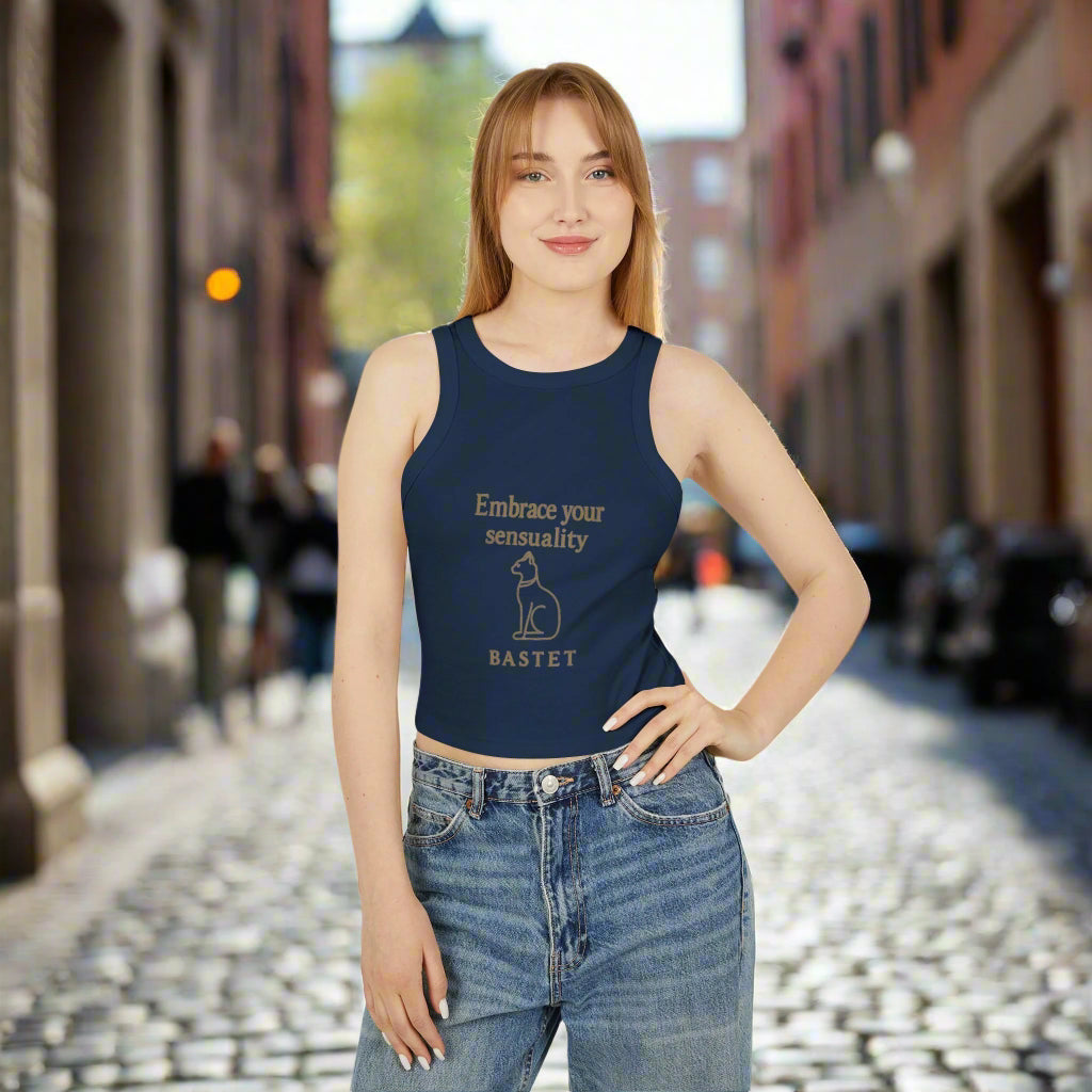 Goddess Empowerment - Tank | “Claim Your Power” Bastet – Divine Feminine Protection Shirt