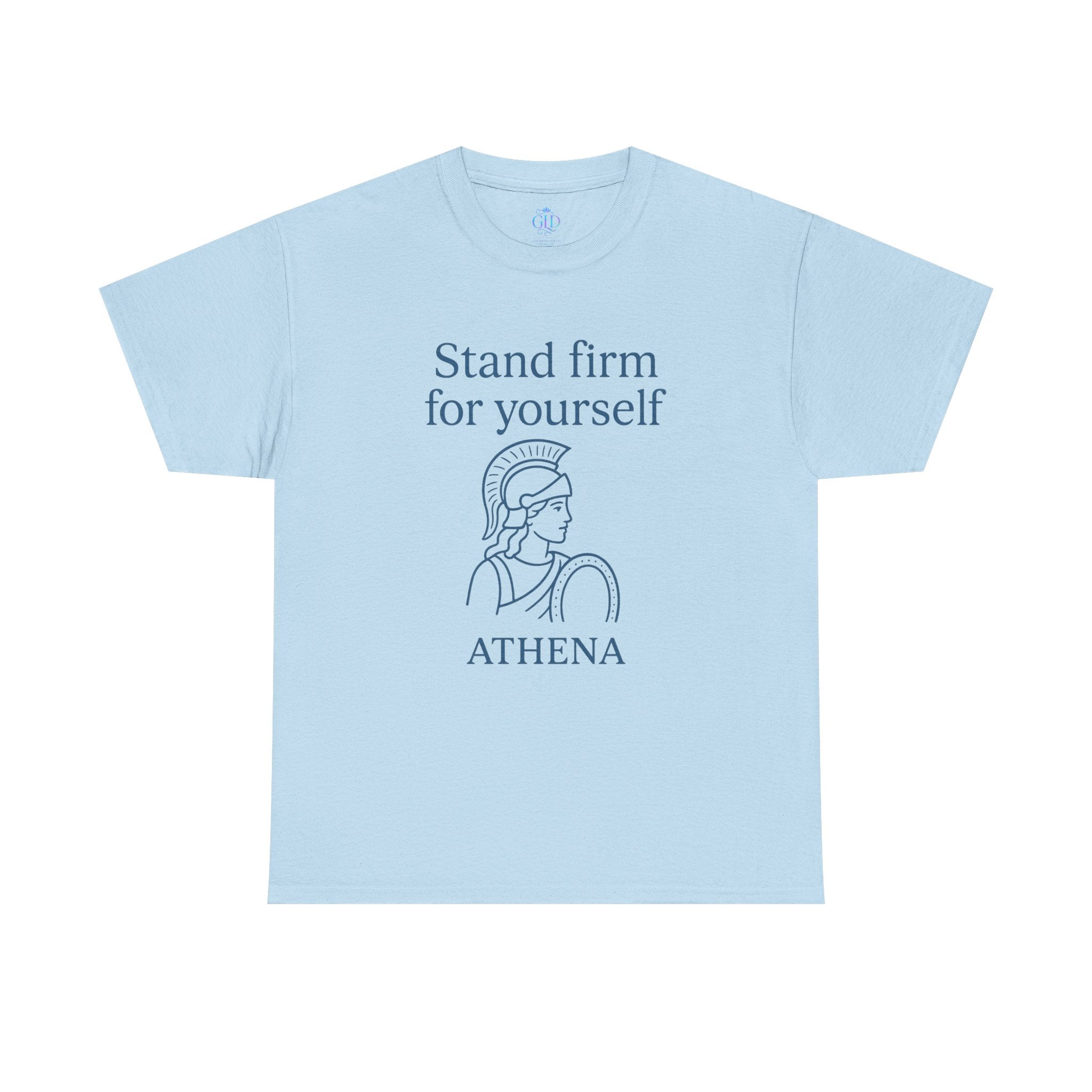 Modern Goddess Tee – Athena Tee – Stand Firm with Yourself