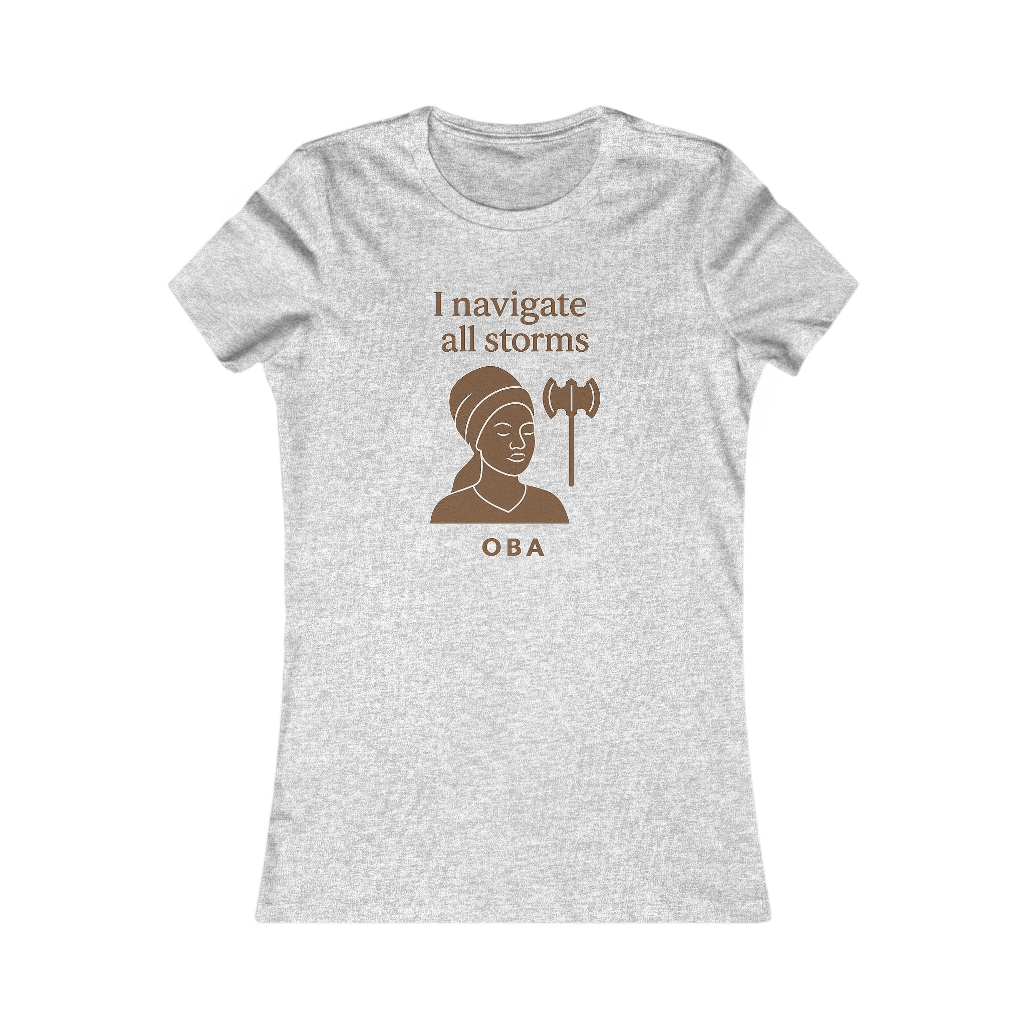 Modern Goddess Tee – Oba – I navigate all storms