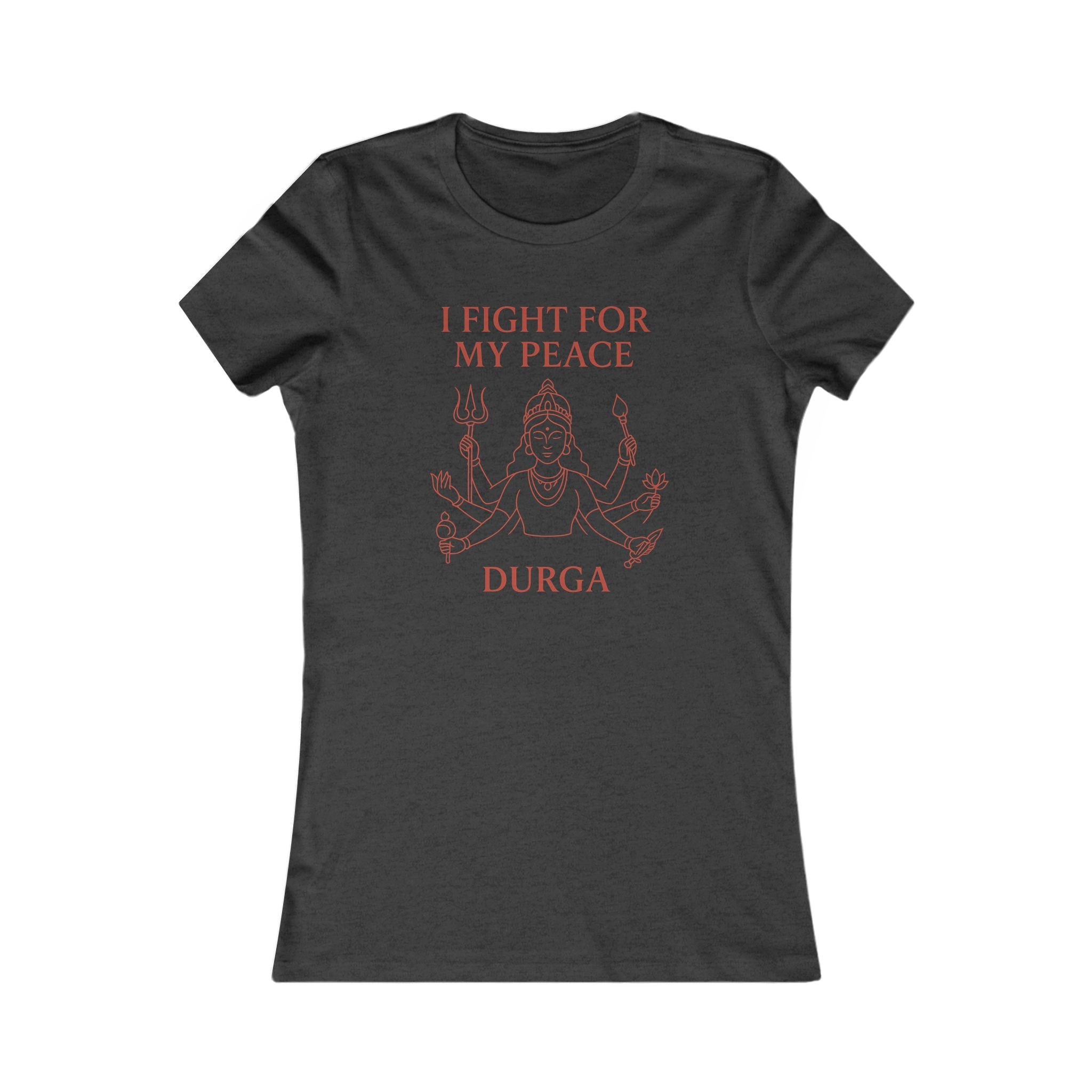 Modern Goddess Tee –Durga – I Fight for My Peace Tee