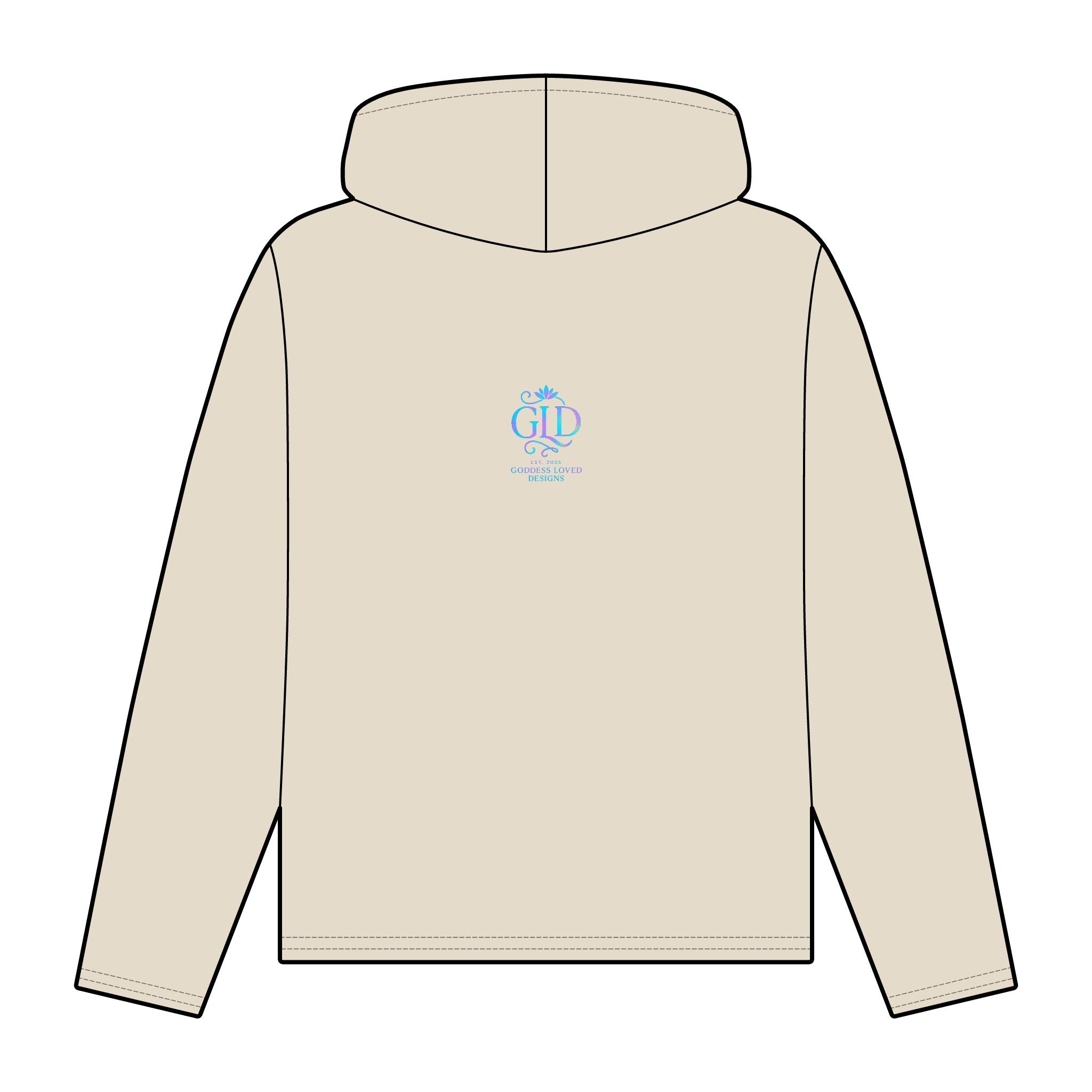 Goddess Empowerment - Relaxed Fit Hoodie - “Protect Your Peace” Durga Tee – Warrior Goddess Energy Shirt