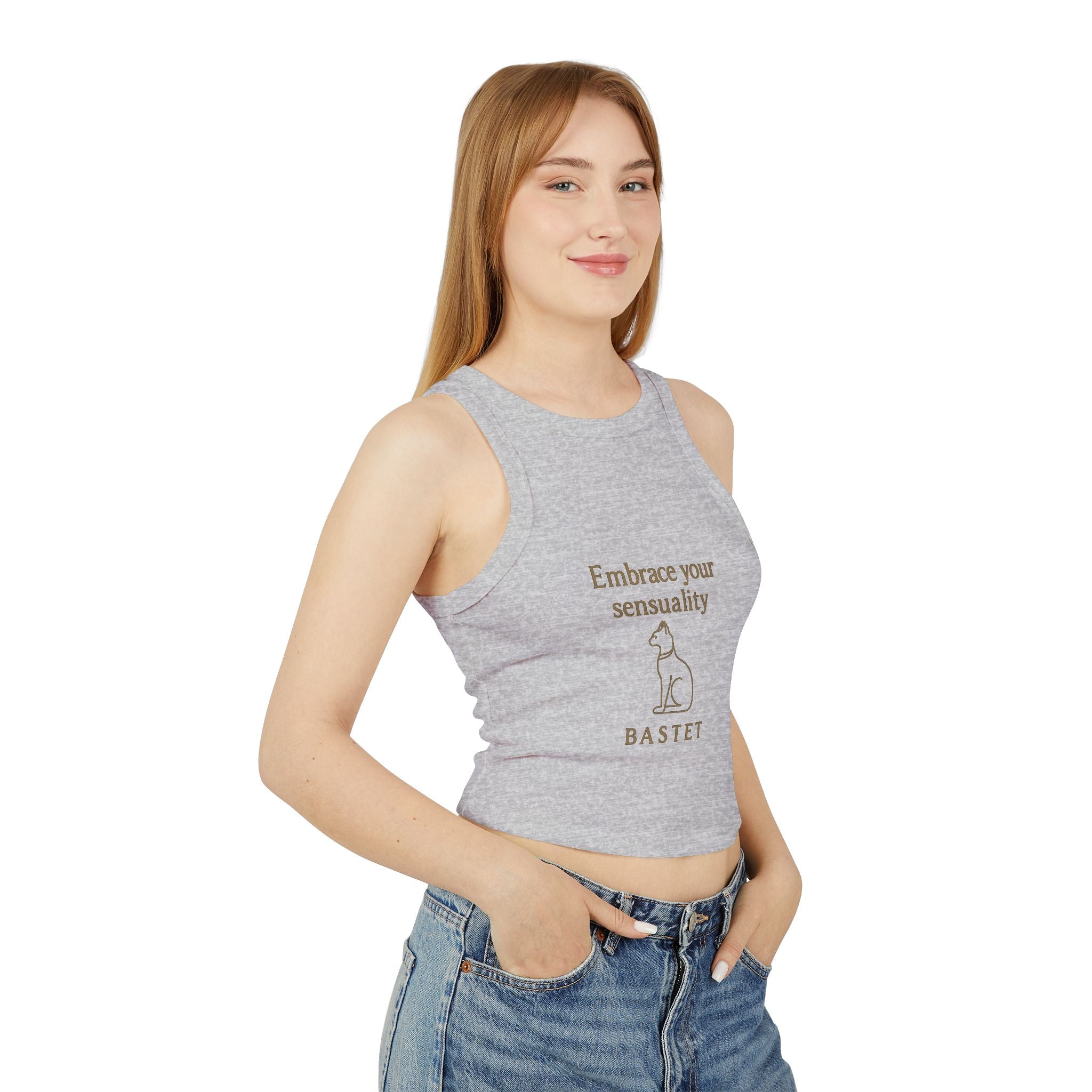 Goddess Empowerment - Tank | “Claim Your Power” Bastet – Divine Feminine Protection Shirt