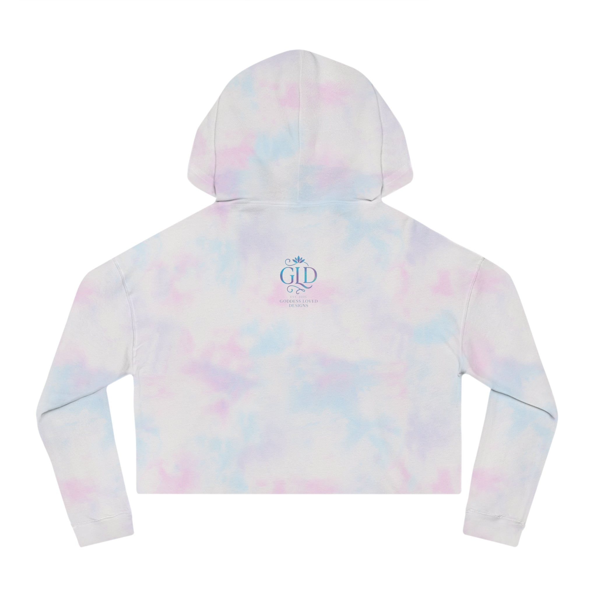 Goddess Empowerment - Cropped Sweatshirt - “I Bloom in Unexpected Places” Persephone Hoodie – Duality & Rebirth Apparel