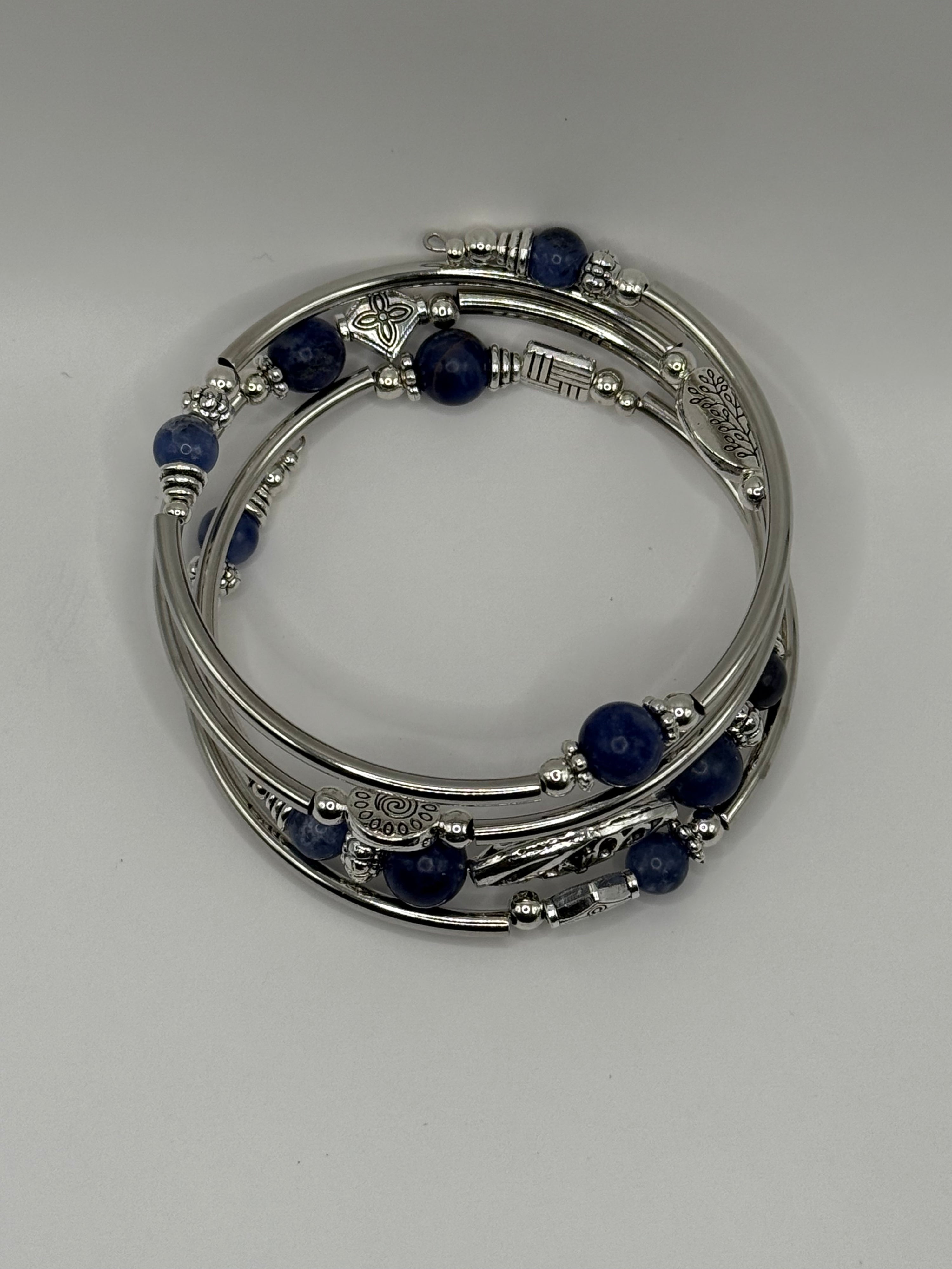 Sodalite Wrap Bangle