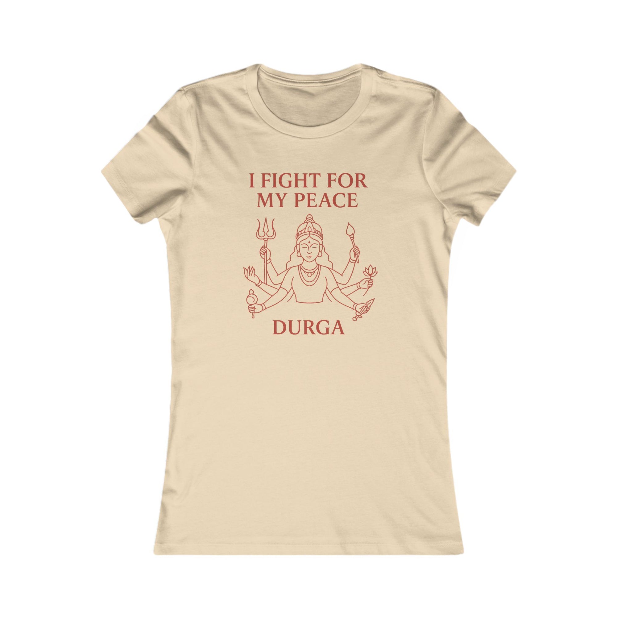 Modern Goddess Tee –Durga – I Fight for My Peace Tee
