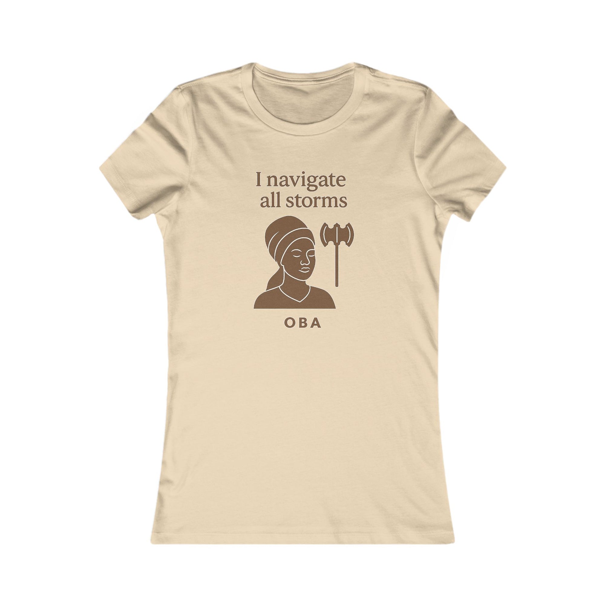 Modern Goddess Tee – Oba – I navigate all storms