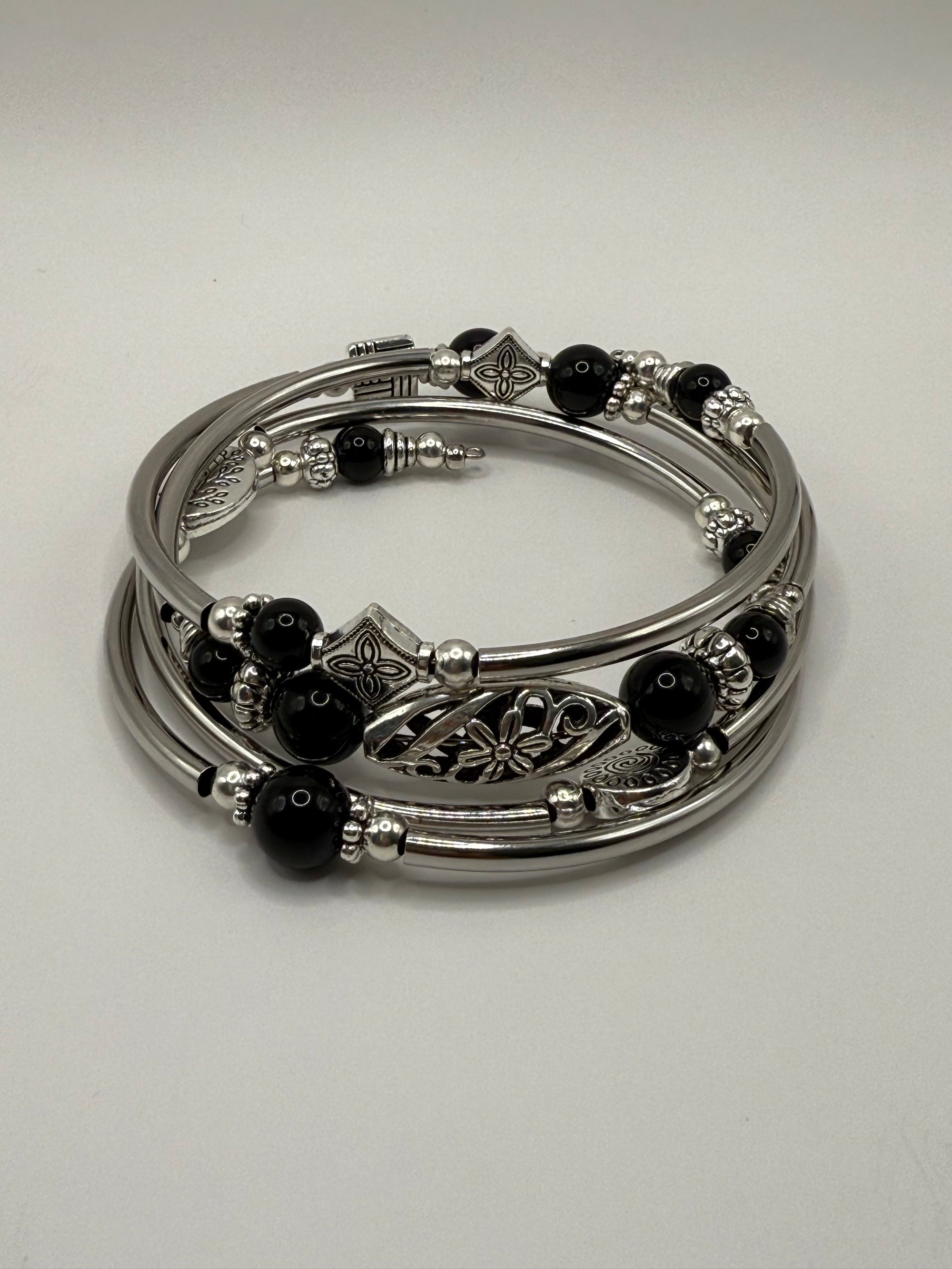 Obsidian Wrap Bangle
