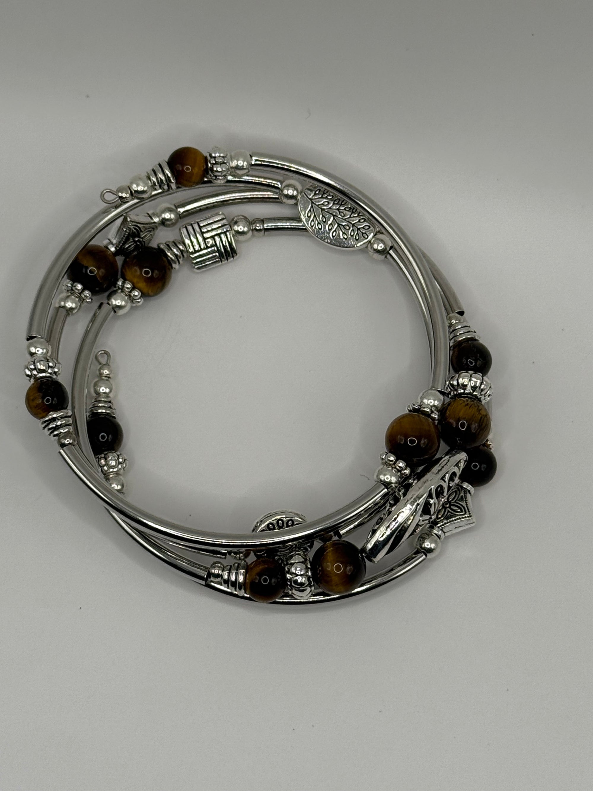 Tiger’s Eye Wrap Bangle