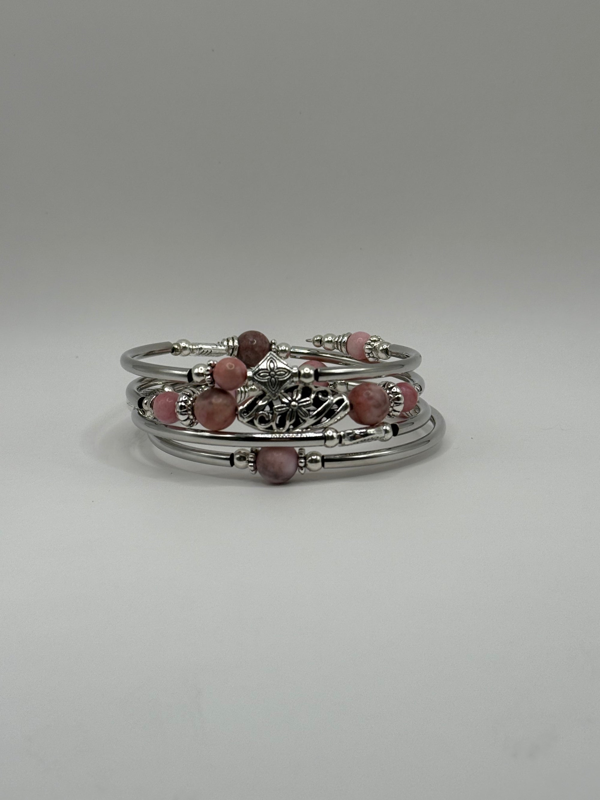 Rhodonite Wrap Bangle