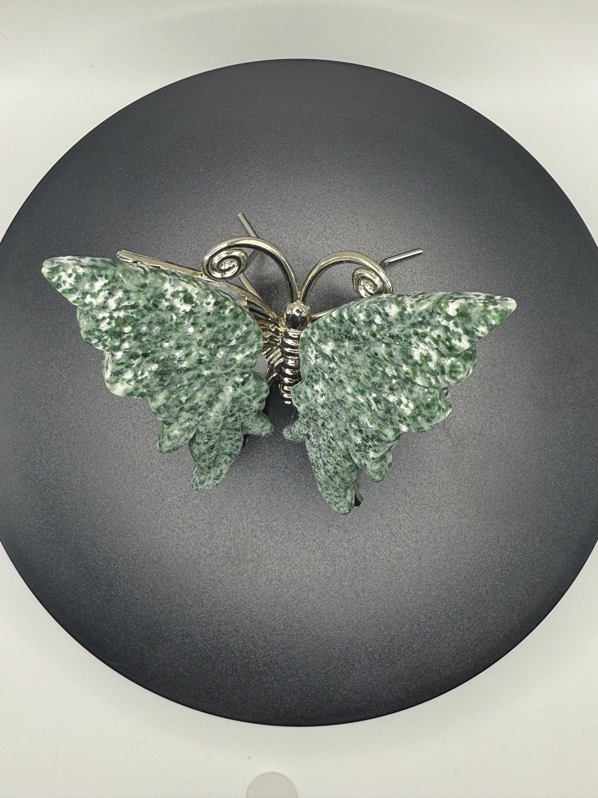 Moss Agate Butterfly