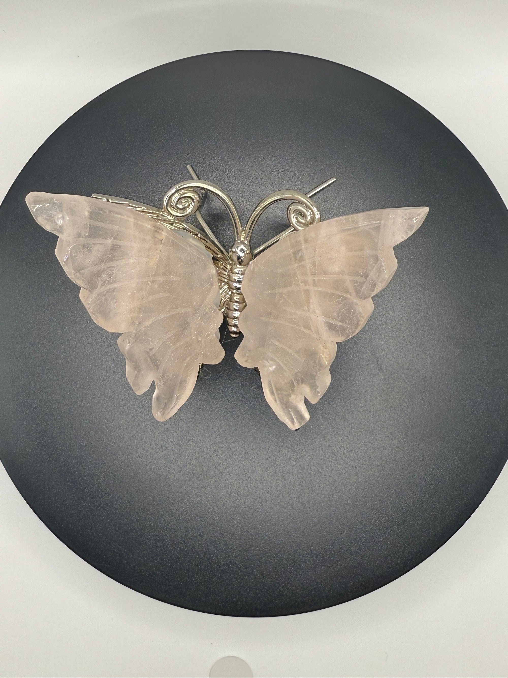 Rose Quartz Butterfly
